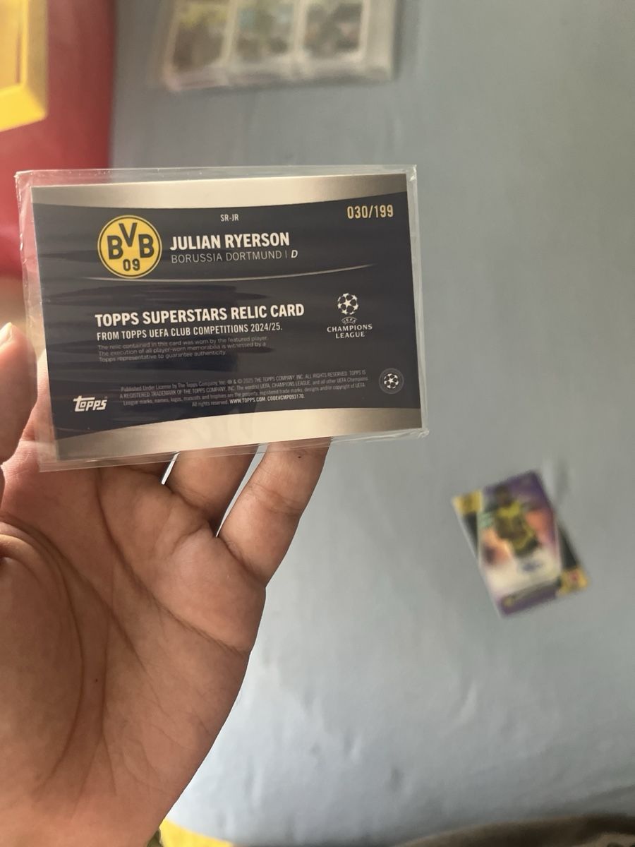 Topps Carte collezionabili: Topps Julian Ryerson Patch /199 – Usato da Uhwiesen venduto da maflo2 1