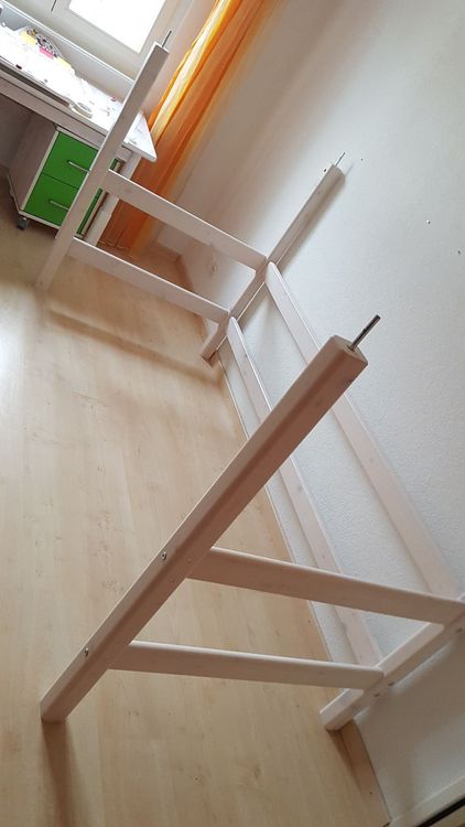 FLEXA Bett-Erhöhung für Hochbett weiss (Gebraucht) in Hettlingen für ...