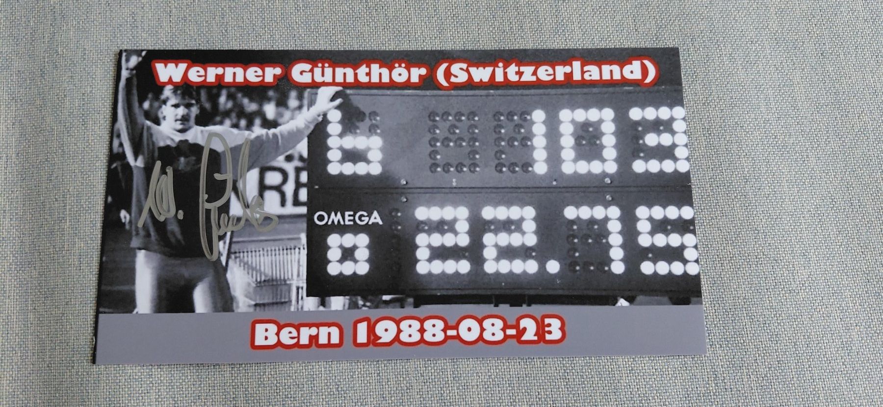 Autogramme: Autogramm Werner Gúnthôr – Gebraucht aus Schmerikon von Olympia04