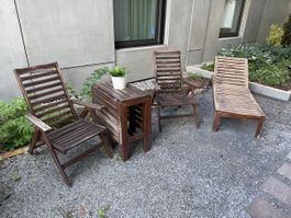 Wooden Garden Furniture Set