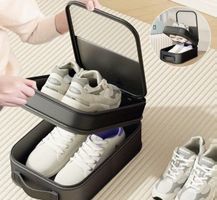 Schuh Organizer tragbar stapelbar für 4 Paar Schuhe neu