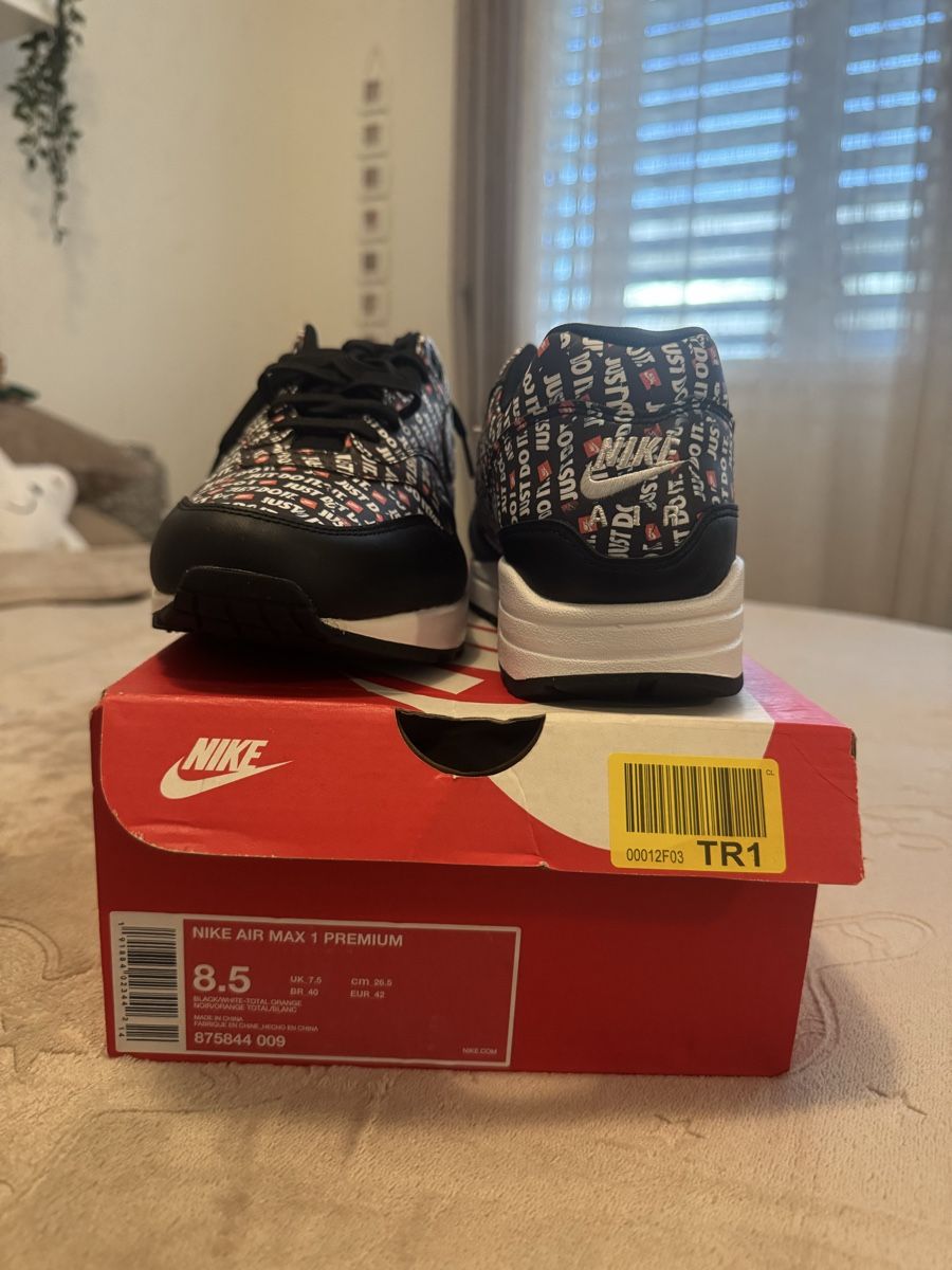 Nike Scarpe da uomo: Nike air Max 1 premium Just do it 42eu – Nuovo e nell'imballaggio originale da Carouge GE venduto da Brown66 1
