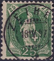 67C von ZEIHEN (AG), sehr gut gezähnt mit Vollstempel