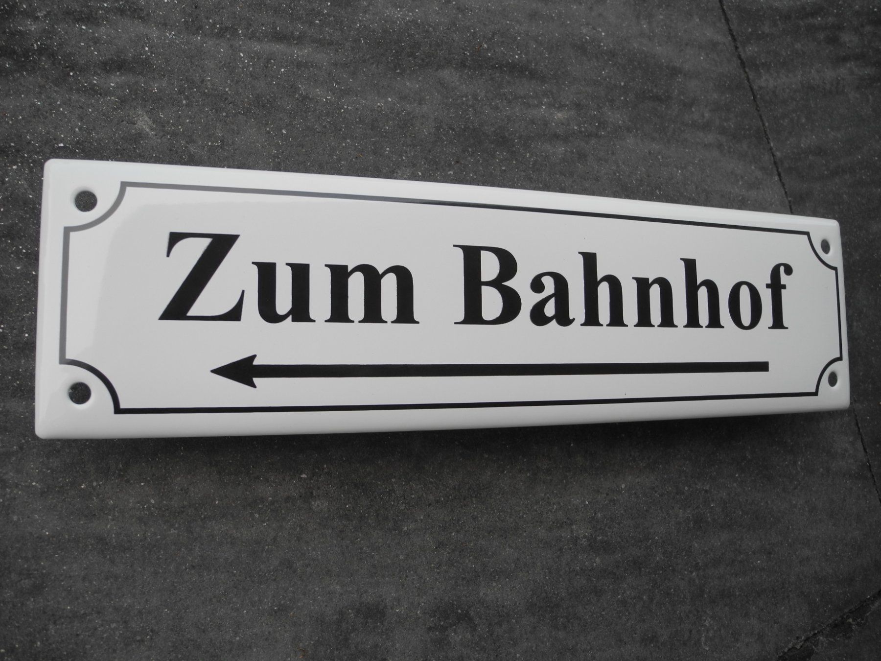 SBB/CFF/FFS Ecriteaux: EISENBAHN EMAILSCHILD – Neuf (Voir description) à Reinach AG par Huckleberrysix 1