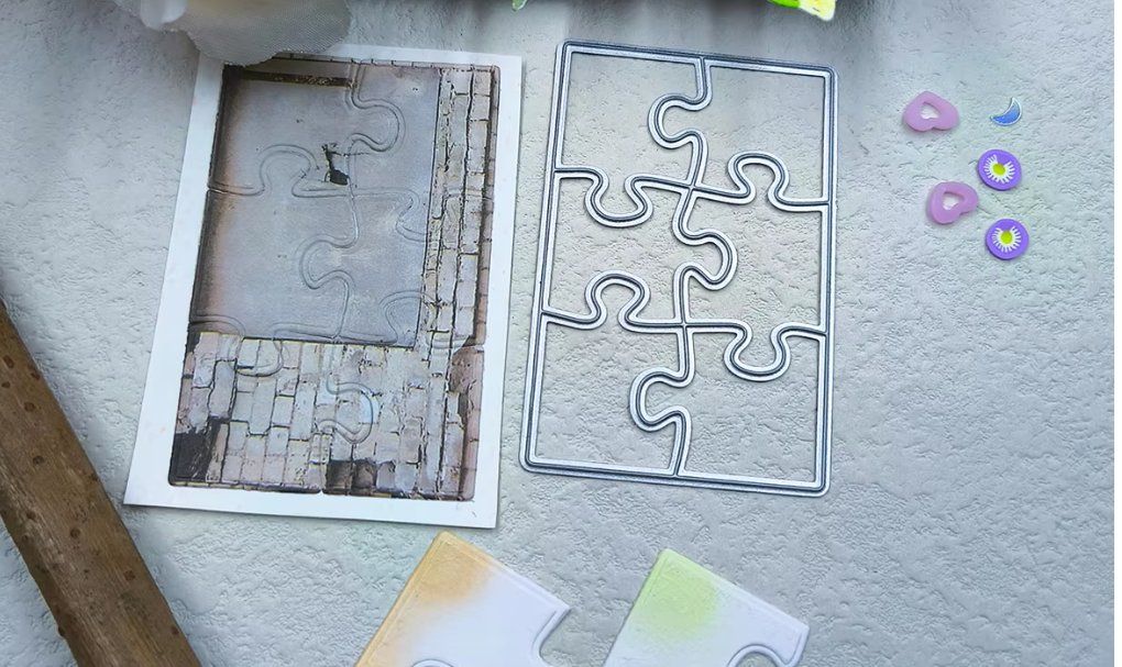 Sciablone: Neues Stanzschablonen-Set kleines Puzzle – Nuovo e nell'imballaggio originale da Effretikon venduto da wenuss 2