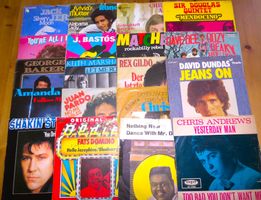 Single-Sammlung mit 20 POP/Rock/Schlager Single7