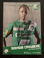 Autogrammkarte Dzengis Cavusevic FC St.Gallen Saison 2012/13