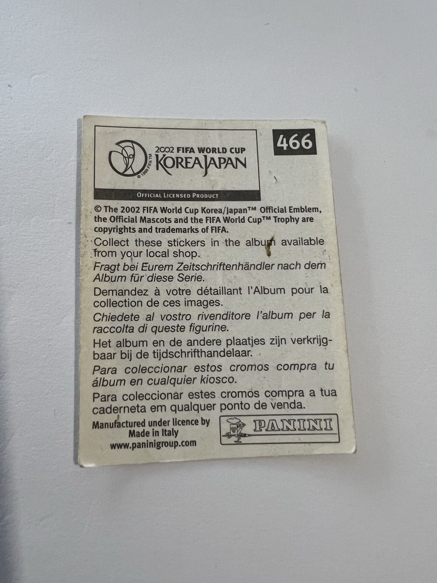 Panini Carte collezionabili: Panini WM 2002 Bild – Usato da Willisau venduto da Neiro77 1