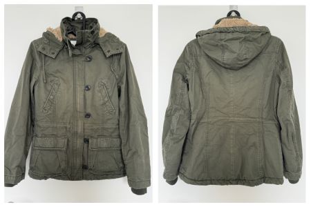 Warmer H&M Winterparka mit Teddyfutter Gr. 38