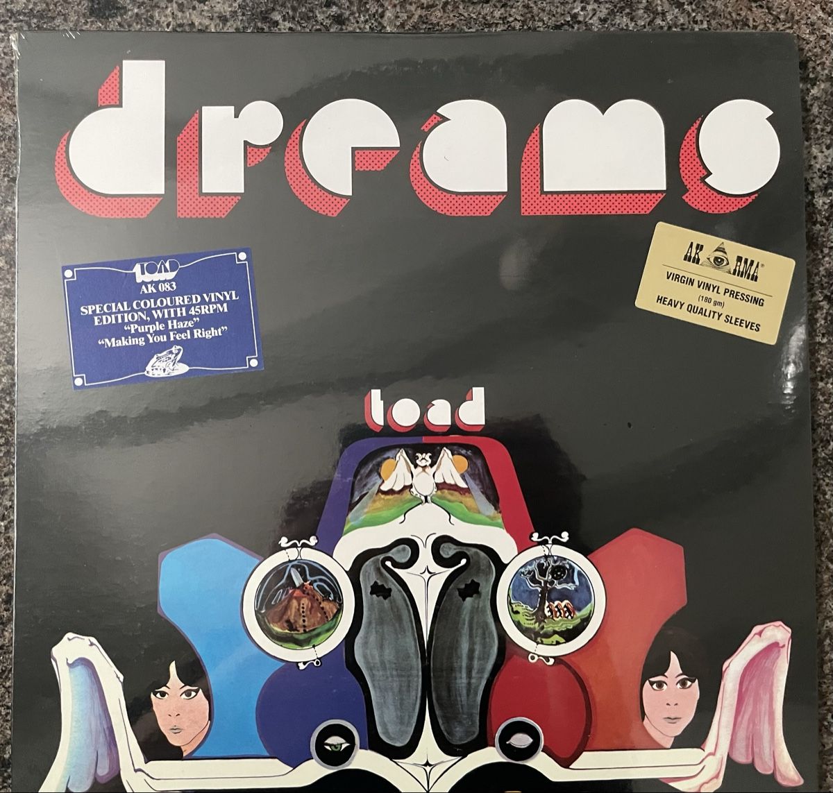 Schallplatten: TOAD - Dreams - AKARMA Vinyl LP – Neu und originalverpackt aus Olten von Bluespapst
