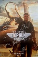 Affiche signée  Top Gun Maverick 