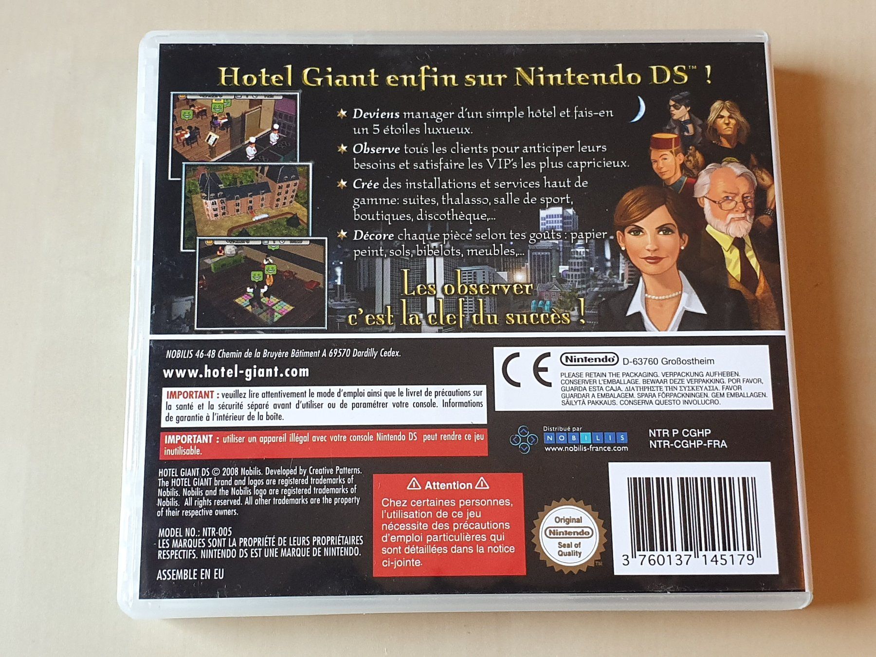 Nintendo Spiele: Hotel Gigant DS – Gebraucht aus Stansstad von collectorsshop 1
