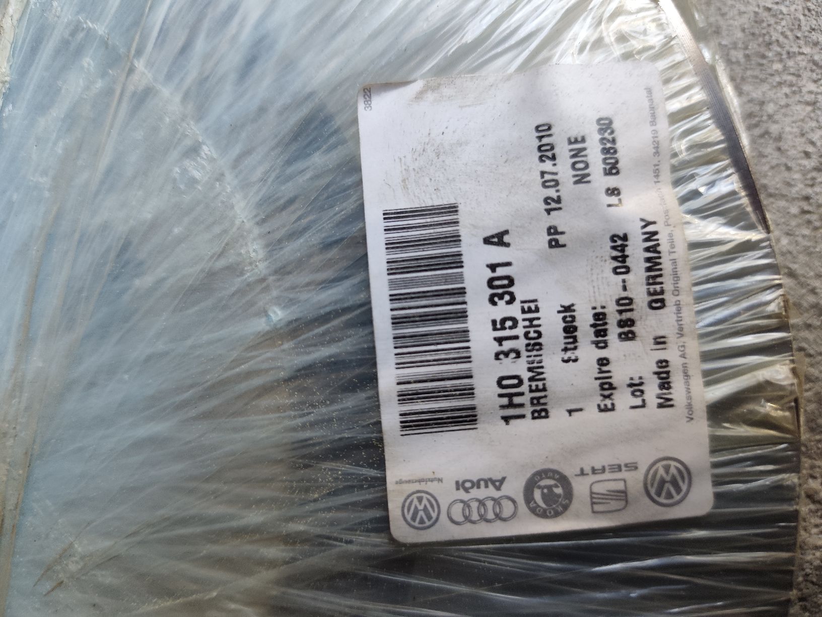 Volkswagen Alle Autoersatzteile: 2x Bremsscheibe VW/ Seat – Neu (gemäss Beschreibung) aus Rebstein von andi322 1