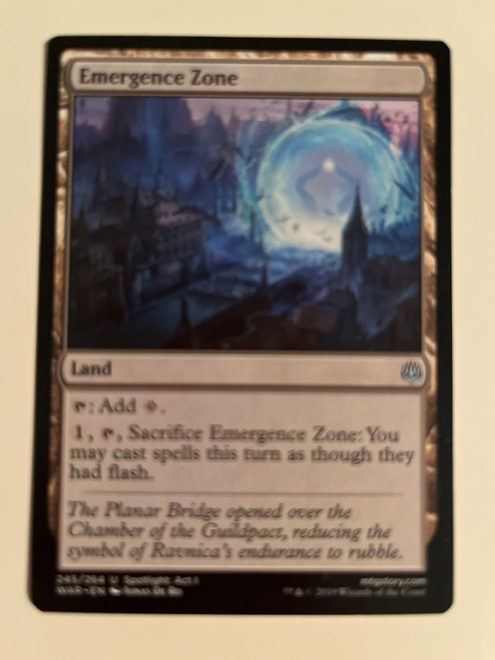 Magic The Gathering Carte collezionabili: 1 x Emergence Zone - Magic: the Gathering - MtG – Usato da Kriens venduto da Shadi1980