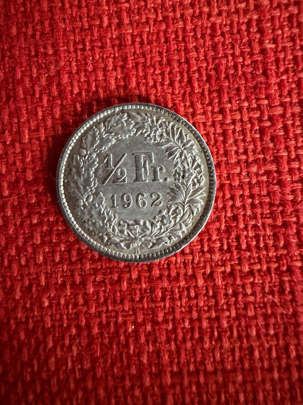 Tutti le monete: Schweizer 1/2 Franken Münze 1962 – Usato da Huttwil venduto da Burk3