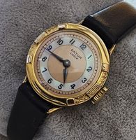 Datum Lorix Handaufzug Swiss Made Elegante Damenuhr