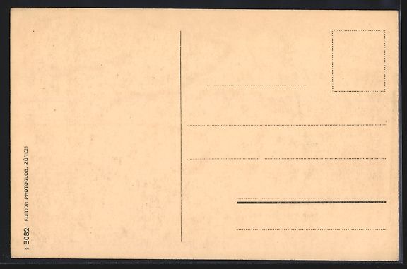 Cartoline postali: Wädenswil, Ortsansicht mit See und Berg – Usato da Berlin venduto da bartko-reher 1
