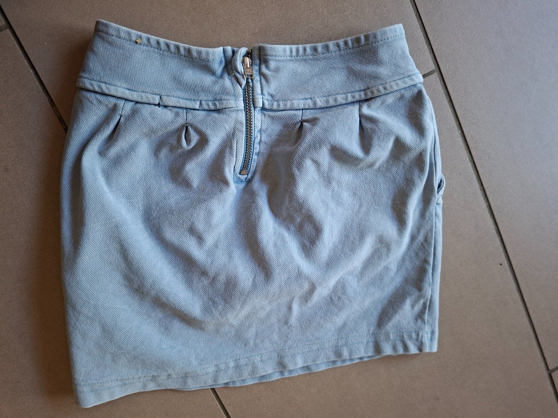H&M Kleider & Röcke: Jeansrock hellblau mit Schleife Gr. 116 – Gebraucht aus Erlinsbach von pfunky 2