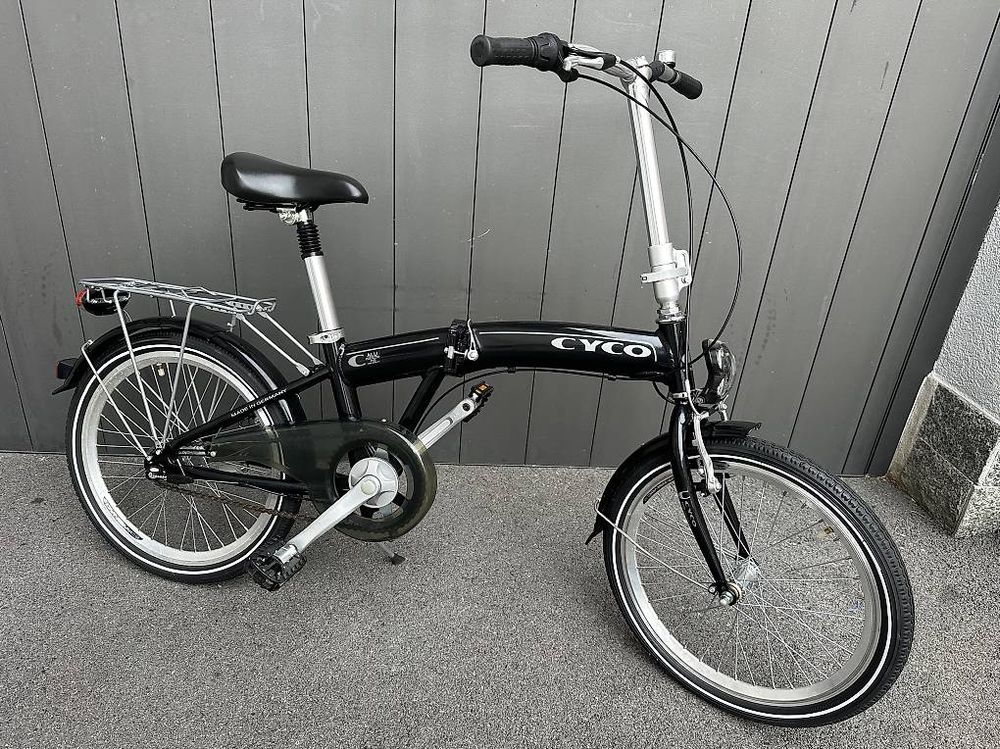 Vélo Pliant WAG 20 Pouces – 6 Vitesses, Acier, Noir, Homme/femme