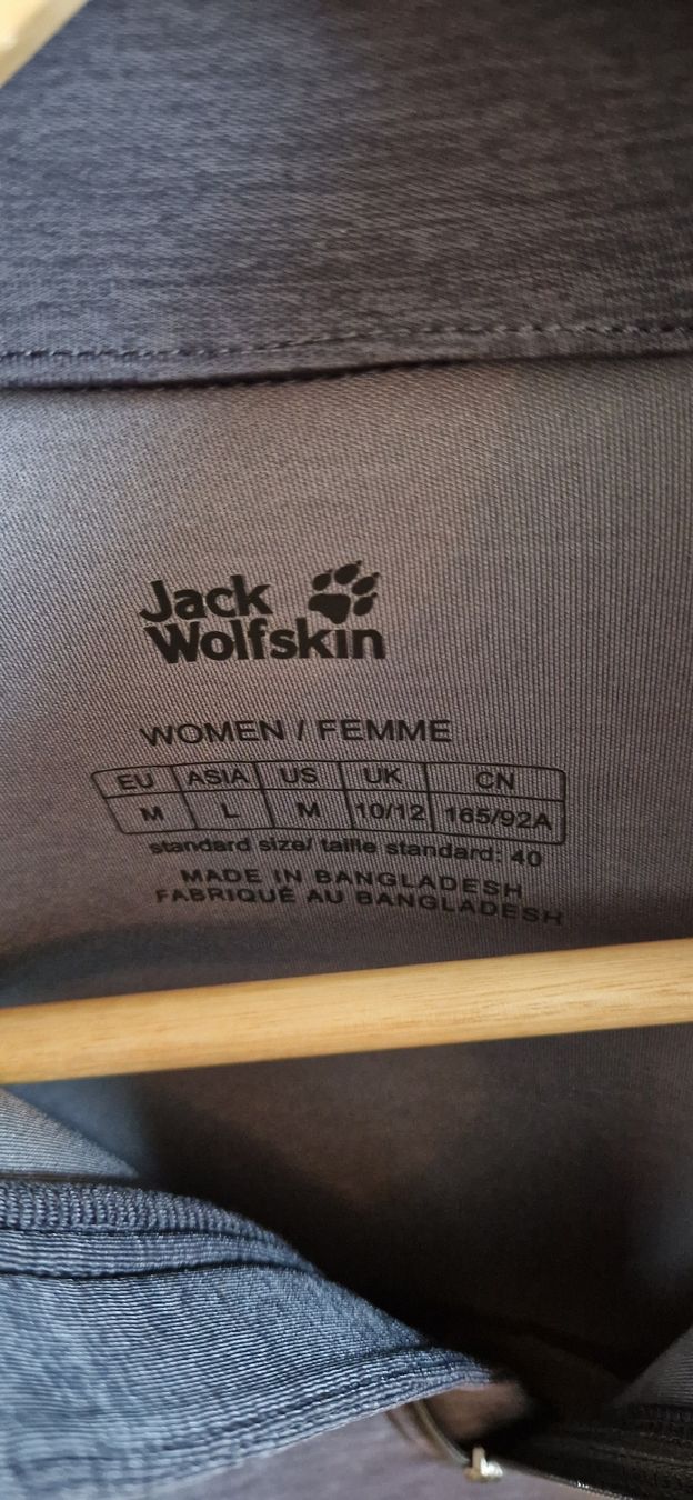 Jack Wolfskin Pullover & Sweatshirts: Jack Wolfskin Zip-Pullover dunkelgrau M – Neu (gemäss Beschreibung) aus Zürich von c.line89 2