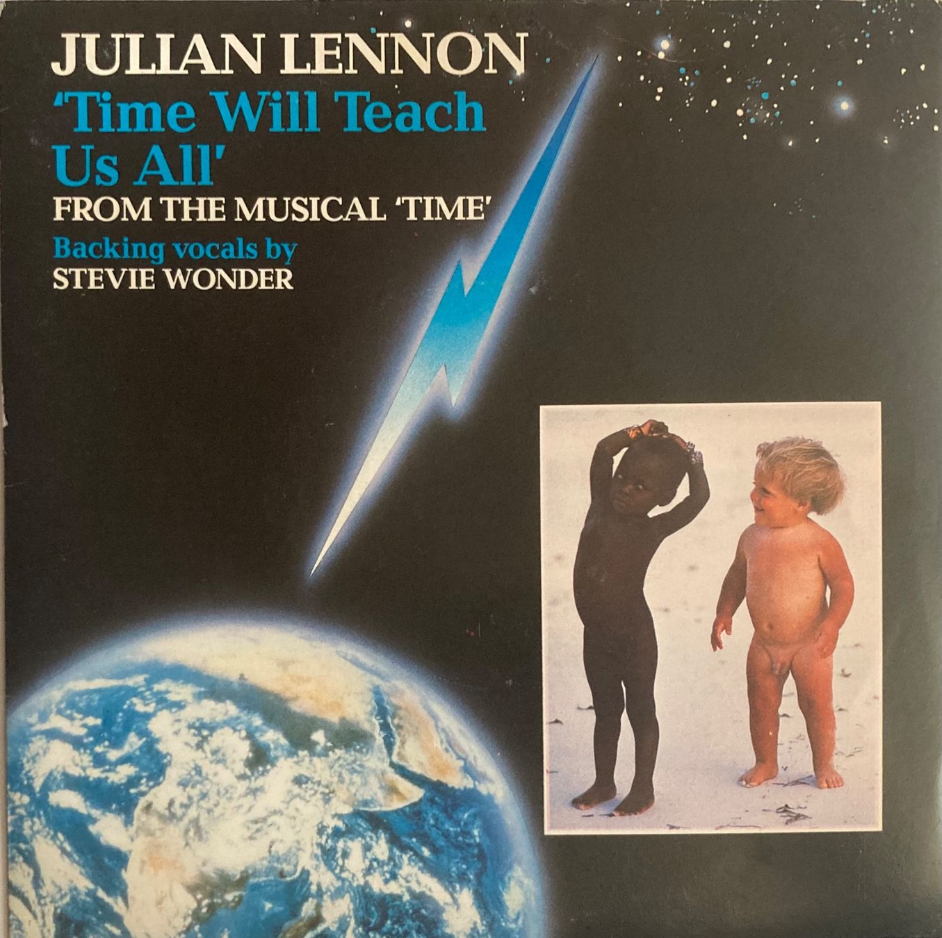 Vinyles: JULIAN LENNON - TIME WILL TEACH US ALL – D'occasion à Poliez-Pittet par Newtown-Records