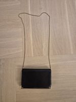 Elegante Vintage Handtasche/Clutch aus Leder, schwarz!