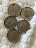 Spanien Pese5 PTA Münzen, Verschiedene Jahrgänge, Pesetas