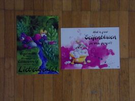Diddl Postkarten  2 Stück   Set O30