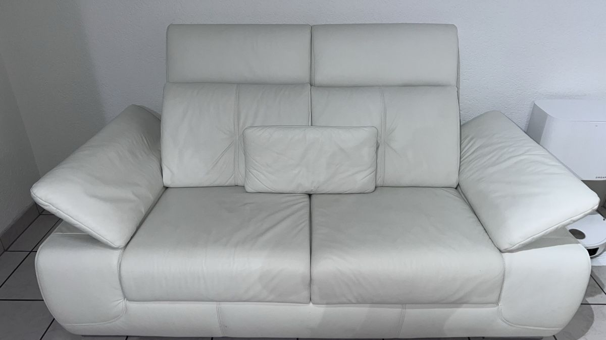 Sofas: Polstergruppe - Weiss - Echtleder – Gebraucht aus Uetendorf von Yves_04 8