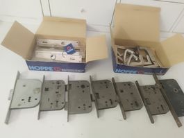 Lot. Türbeschläge, Türfallen, Türschlösser (ohne Schlüssel)