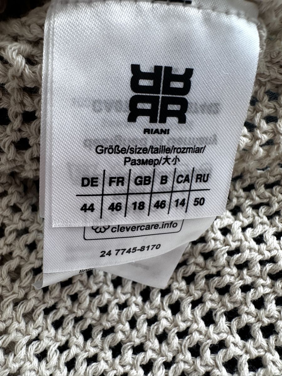Riani Pullover & Sweatshirts: Riani luftiges Netzstrick-Pullover-Top Gr. 44 Sommer 2023 – Gebraucht aus Buchs SG von Sunie 4
