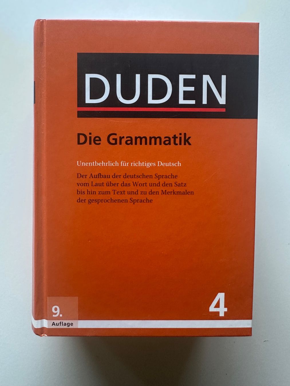 Libri: DUDEN Grammatik 9. Auflage – Nuovo (secondo la descrizione) da Dietlikon venduto da has_s9fw