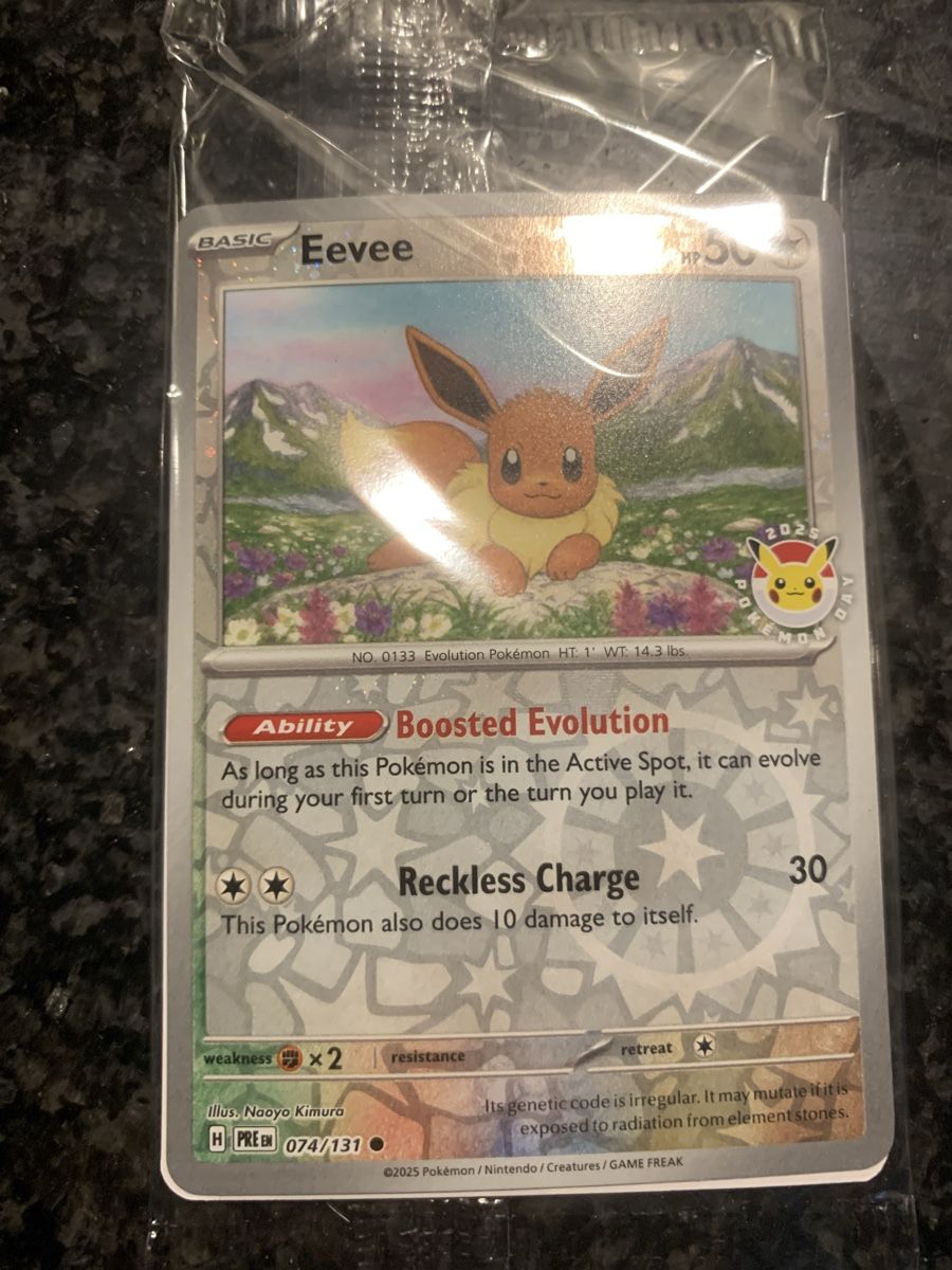 Pokémon Carte collezionabili: Pokemon Day promo Evee – Nuovo e nell'imballaggio originale da Ringgenberg BE venduto da gemkeeper