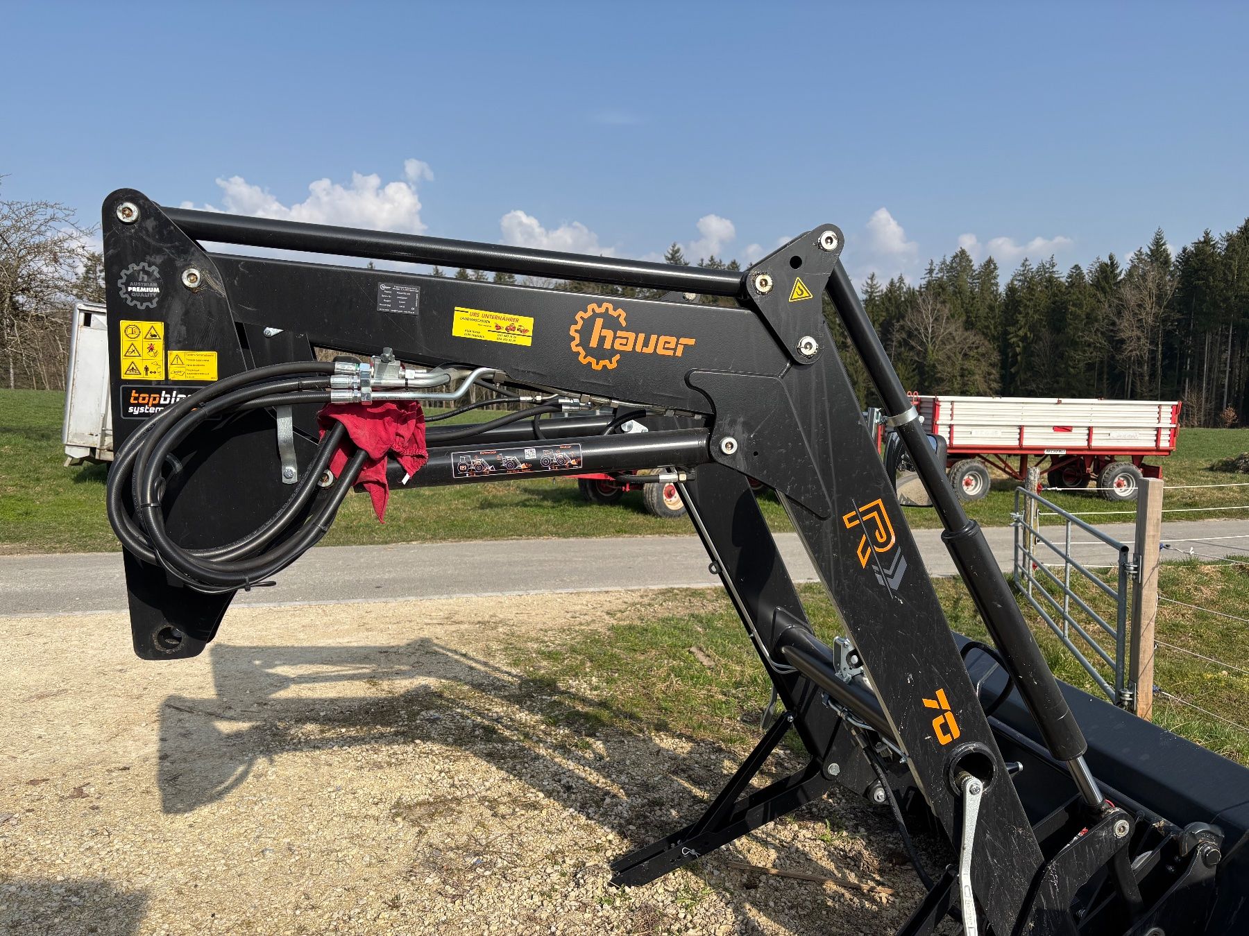 Trattori: Frontlader Hauer POM-R 70 TBS – Usato da Bibern venduto da bitli12 5