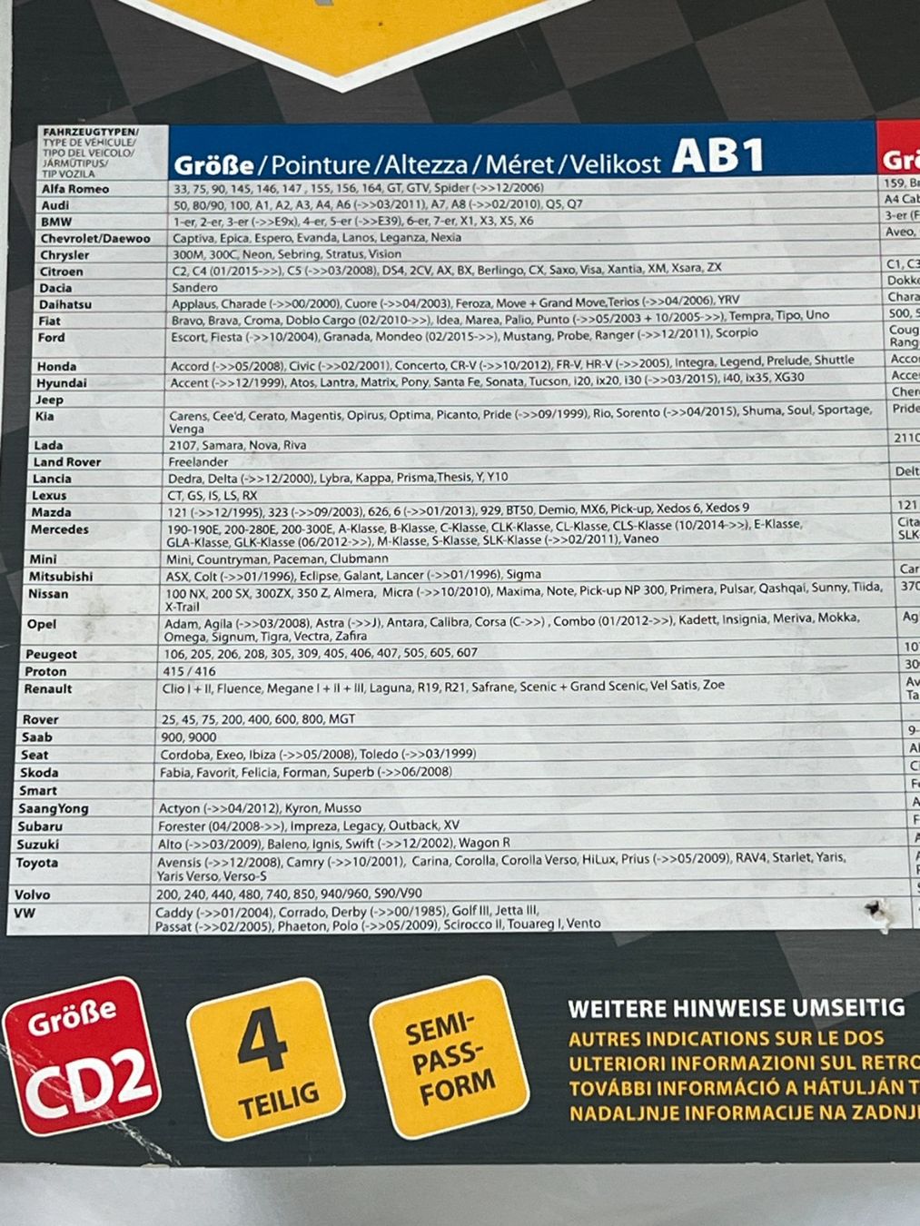 Tappeti & Tappetini: Automatten-Set 4 teilig – Usato da Zürich venduto da Drahtzug 7