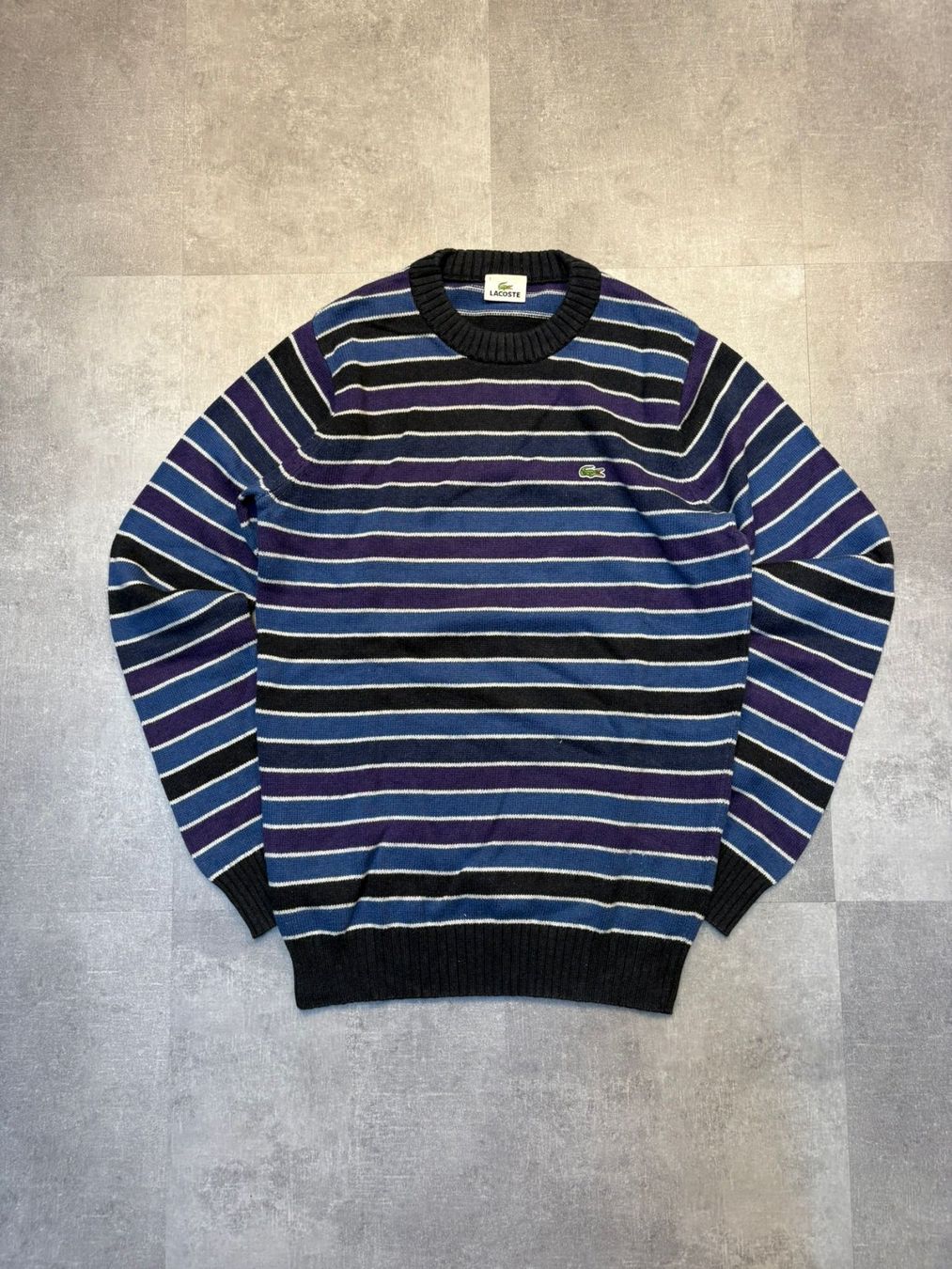 Lacoste Pullover & Sweatshirts: Lacoste Sweater gestreift – Grösse S – Gebraucht aus Werdenberg von hase.vintage