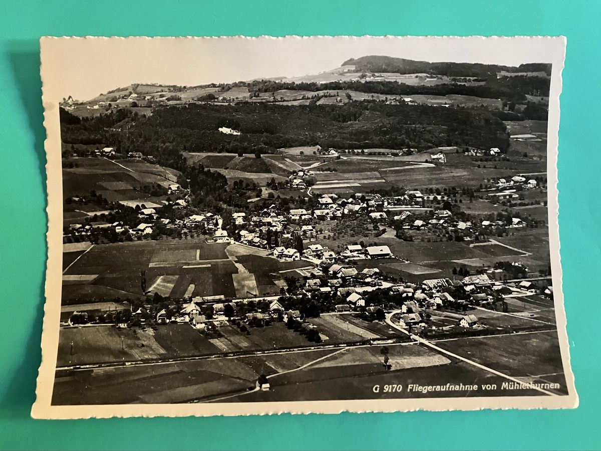 Cartoline postali: Ansichtskarte Mühlethurnen mit Feldpost Briefmarke – Usato da Bauma venduto da Baumer71