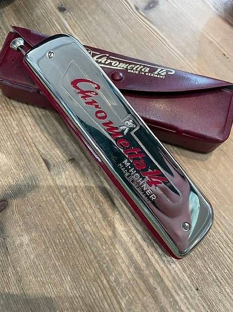 Hohner Musikinstrumente: Chrometta 14 - Hohner Mundharmonika – Gebraucht aus Neuhausen am Rheinfall von galleria13