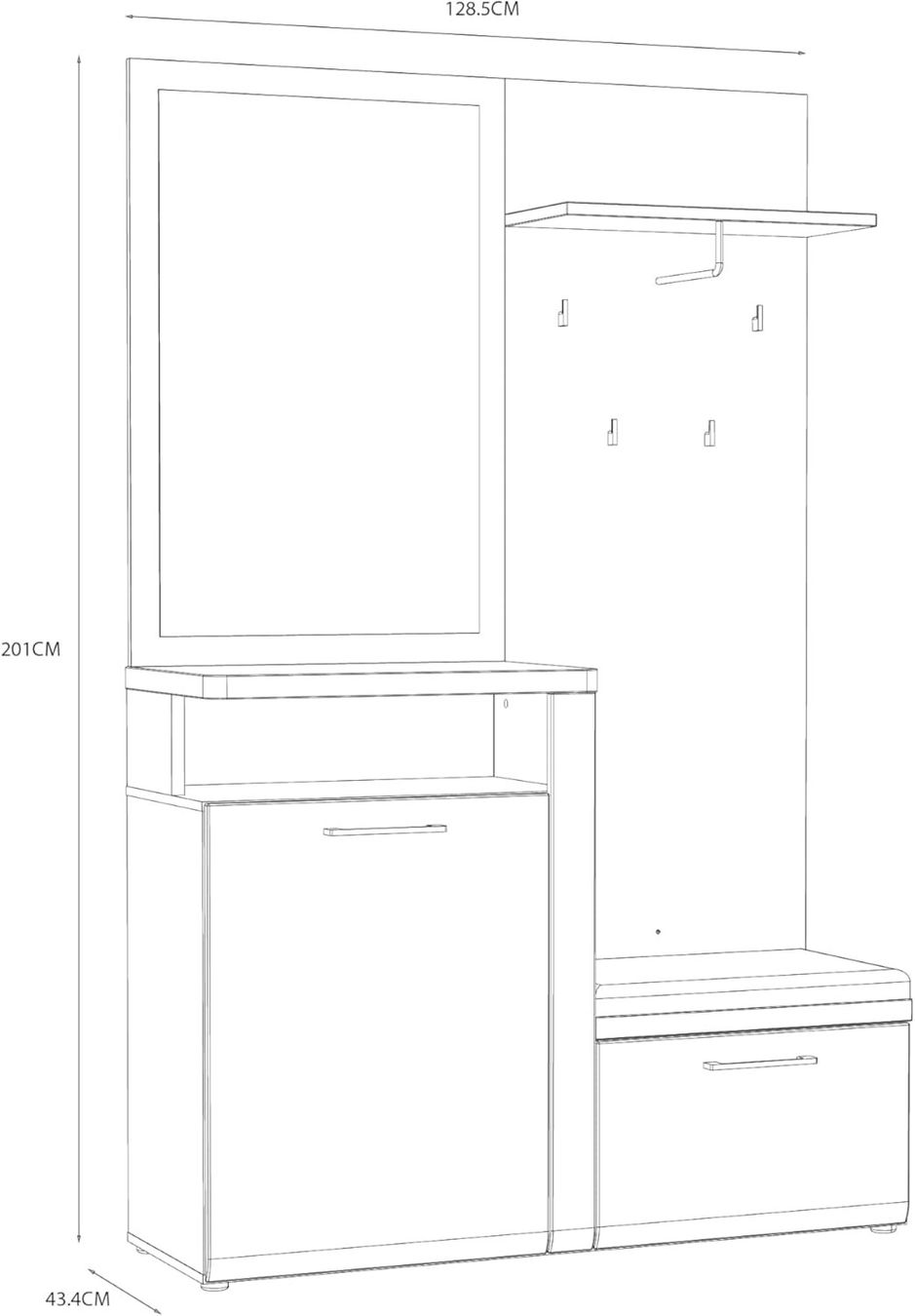 Guardaroba: Garderobe TULUZA – Usato da Zuzwil SG venduto da Cali67 4