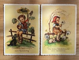  2 AK zum Namenstag mit Kinder Bilder von Hilde
