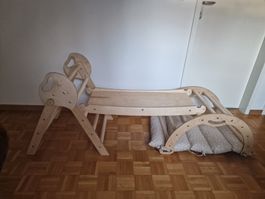 Pikler Dreieck mit Rutsche