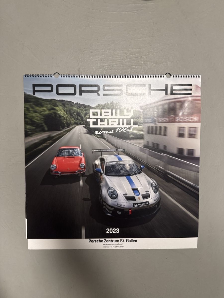 Porsche Calendari: Porsche Wandkalender 2023 – Usato da Eschen venduto da Forrer1000