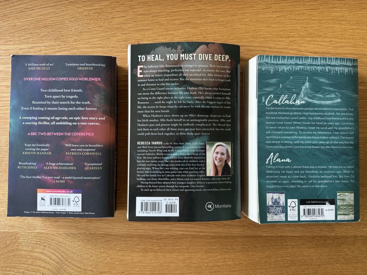 Bücher: 3 Bücher Set | Whitaker, Yarros, Asher – Gebraucht aus Niederurnen von St0bsel 1