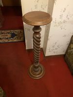 Ancienne colonne décorative en bois tourné, vintage!