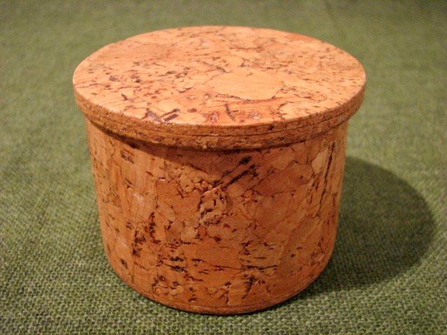 Behälter & Ähnliches: Kork Dose Schmuck Box Case Schatulle mit Deckel rund G) – Neu (gemäss Beschreibung) aus Wil ZH von Arbolero 2