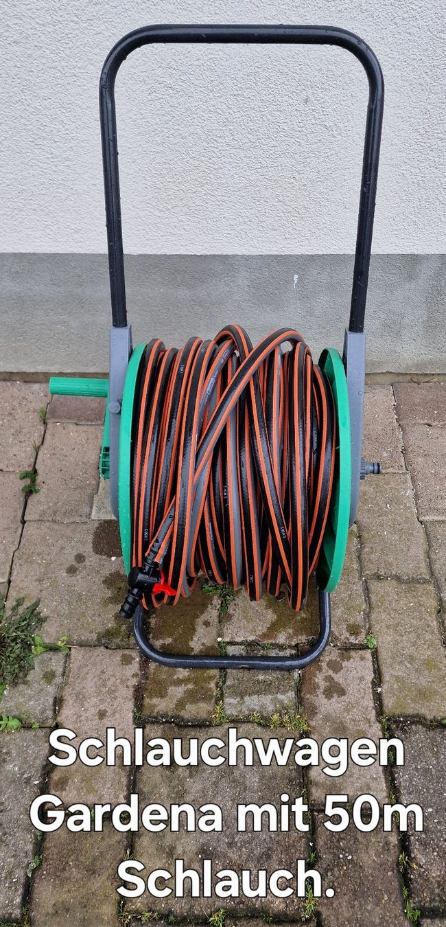 Gardena Rohre & Schläuche: Schlauchwagen mit 50m Schlauch – Gebraucht aus Mauren TG von