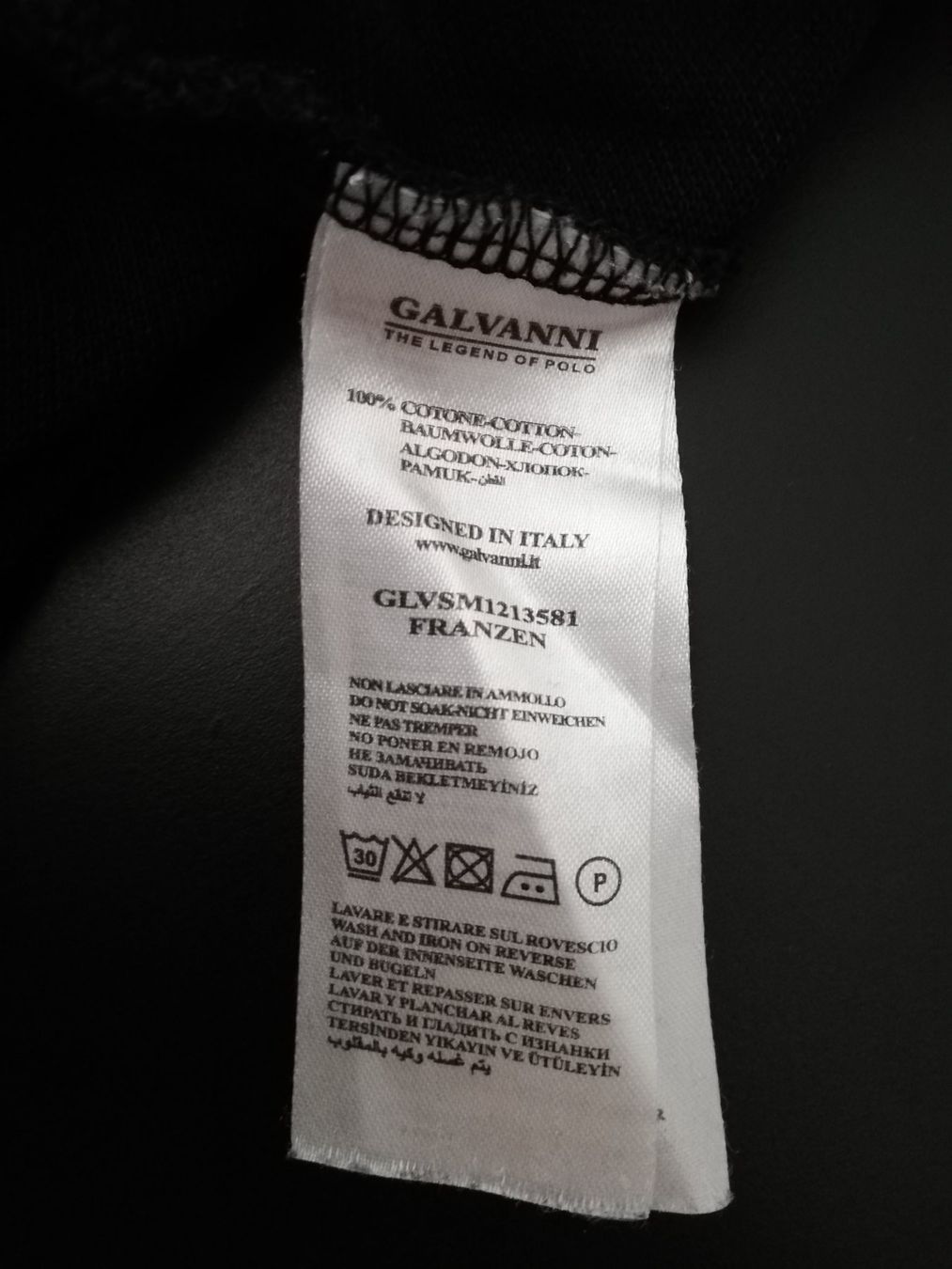 Magliette Polo: Polo Galvani noir  L – Usato da Genève venduto da ant_5hwp 5