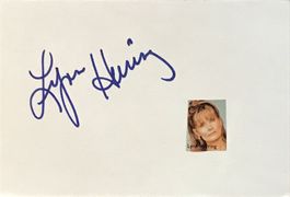 Lynn Herring Autogramm signiert Karte mit Bild 10x15cm