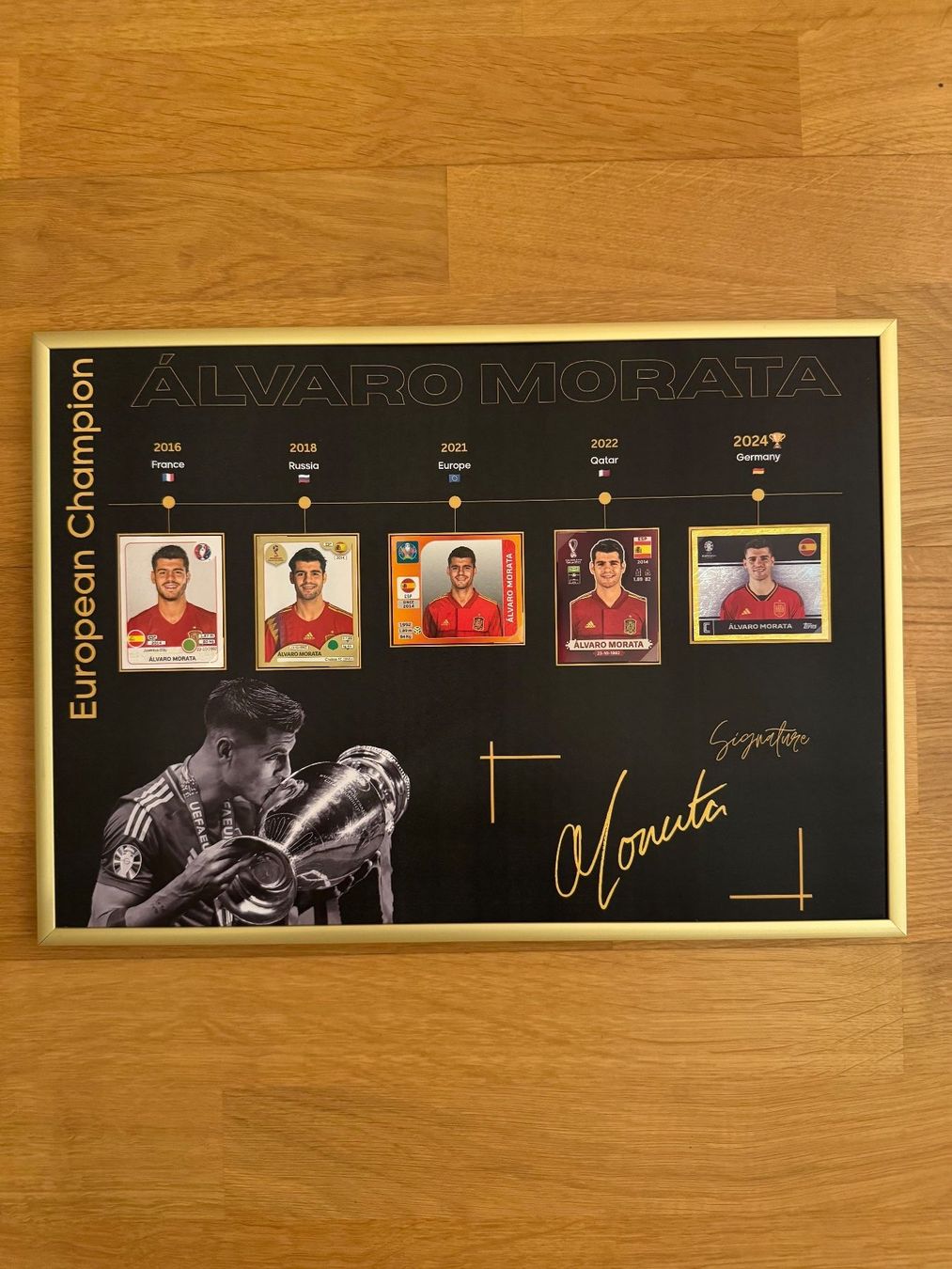 Panini Carte collezionabili: Panini-Plakat Alvaro Morata – Nuovo (secondo la descrizione) da Stettlen venduto da DieTaube2.0
