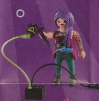 PLAYMOBIL FI?URES 70243 SERIE 17 girls 07 TATTOIST